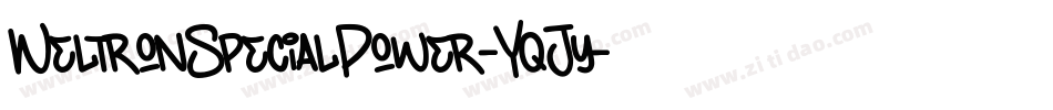 WeltronSpecialPower-YqJy字体转换