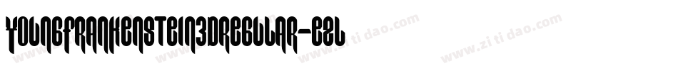 YoungFrankenstein3DRegular-ezlB字体转换