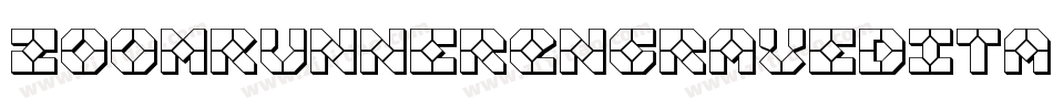 ZoomRunnerEngravedItalic-dRn6字体转换