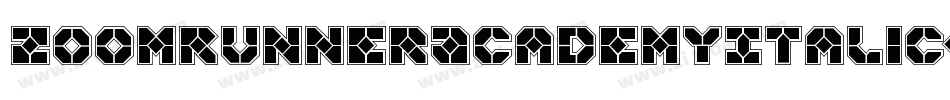 ZoomRunnerAcademyItalic-KLWD字体转换