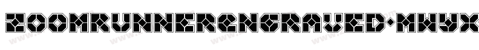 ZoomRunnerEngraved-mwYx字体转换
