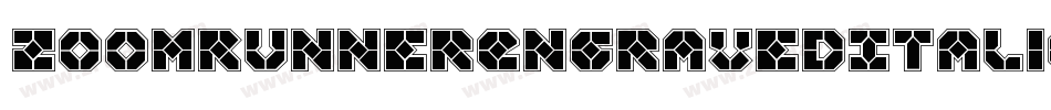 ZoomRunnerEngravedItalic-dRn6字体转换