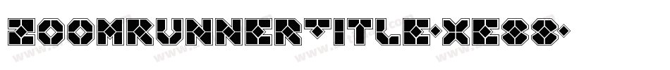 ZoomRunnerTitle-xe88字体转换
