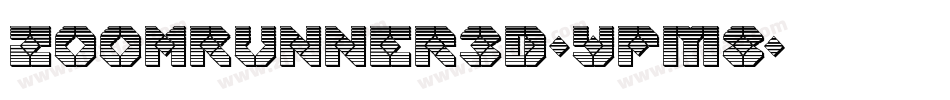 ZoomRunner3D-YpM8字体转换