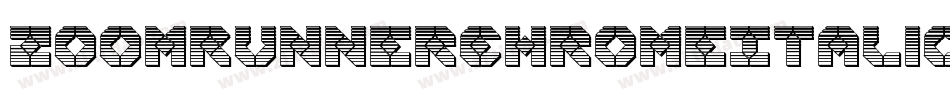 ZoomRunnerChromeItalic-v9gD字体转换 ZoomRunnerChromeItalic-v9gD字体转换