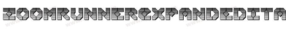 ZoomRunnerExpandedItalic-LXEg字体转换