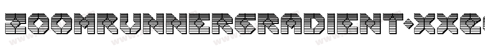 ZoomRunnerGradient-XxEo字体转换 ZoomRunnerGradient-XxEo字体转换