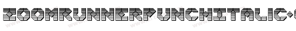 ZoomRunnerPunchItalic-O4qA字体转换