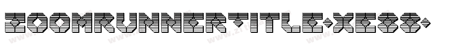 ZoomRunnerTitle-xe88字体转换