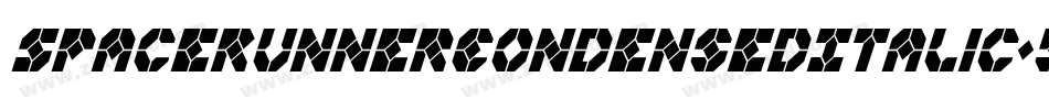 SpaceRunnerCondensedItalic-Yzz8j字体转换
