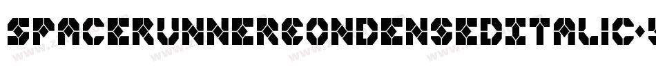 SpaceRunnerCondensedItalic-Yzz8j字体转换