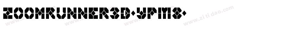 ZoomRunner3D-YpM8字体转换