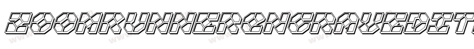 ZoomRunnerEngravedItalic-dRn6字体转换
