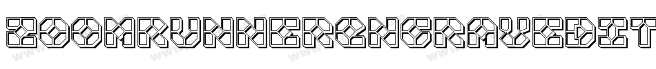 ZoomRunnerEngravedItalic-dRn6字体转换