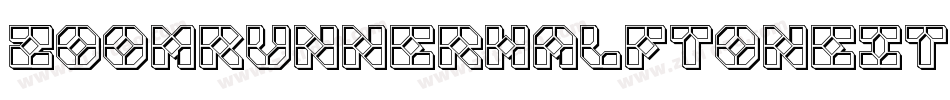 ZoomRunnerHalftoneItalic-4A49字体转换 ZoomRunnerHalftoneItalic-4A49字体转换