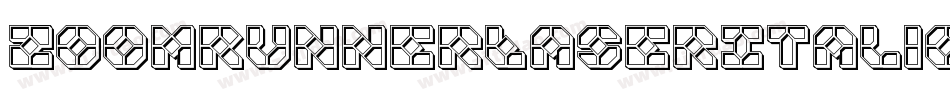 ZoomRunnerLaserItalic-W3oz字体转换 ZoomRunnerLaserItalic-W3oz字体转换