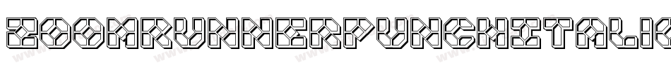 ZoomRunnerPunchItalic-O4qA字体转换