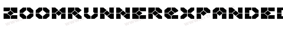 ZoomRunnerExpandedItalic-LXEg字体转换