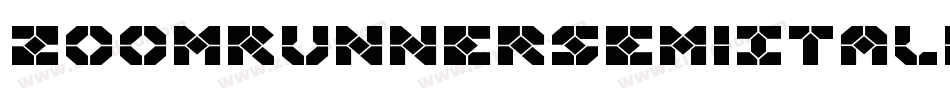 ZoomRunnerSemiItalic-ZDoJ字体转换