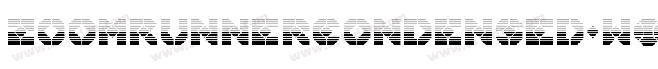 ZoomRunnerCondensed-w0ln字体转换