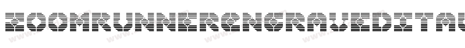ZoomRunnerEngravedItalic-dRn6字体转换