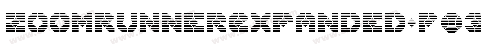 ZoomRunnerExpanded-P03g字体转换
