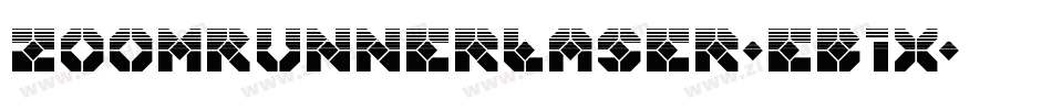 ZoomRunnerLaser-eB1x字体转换