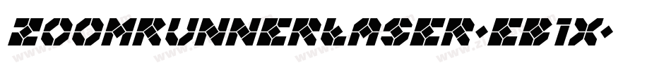 ZoomRunnerLaser-eB1x字体转换