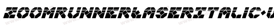 ZoomRunnerLaserItalic-W3oz字体转换 ZoomRunnerLaserItalic-W3oz字体转换
