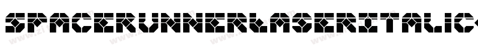 SpaceRunnerLaserItalic-8MMW0字体转换 SpaceRunnerLaserItalic-8MMW0字体转换