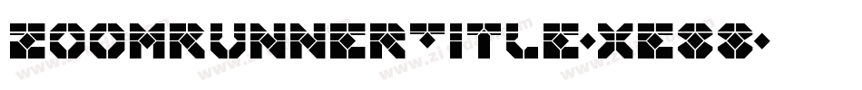 ZoomRunnerTitle-xe88字体转换