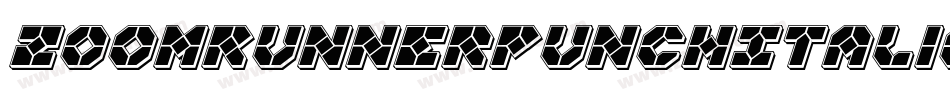 ZoomRunnerPunchItalic-O4qA字体转换