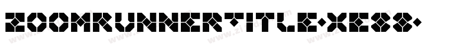 ZoomRunnerTitle-xe88字体转换