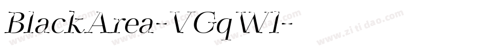 BlackArea-VGqWl字体转换 BlackArea-VGqWl字体转换