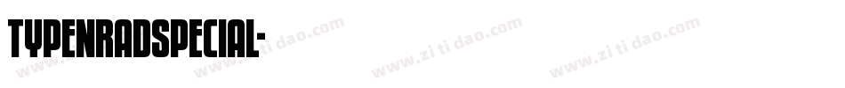 TypenradSpecial字体转换