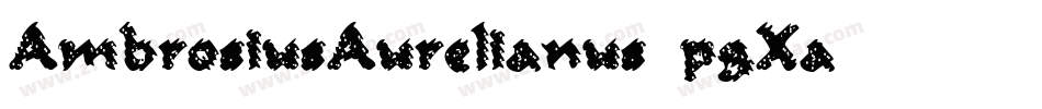 AmbrosiusAurelianus-pgXa字体转换