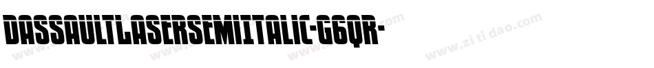DassaultLaserSemiItalic-g6qR字体转换