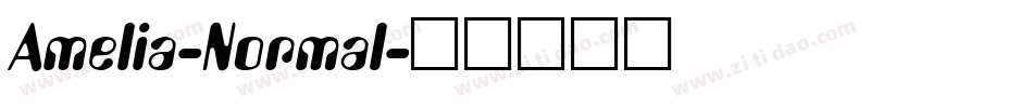 Amelia-Normal字体转换