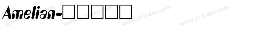 Amelian字体转换