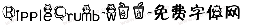 RippleCrumb-w98字体转换