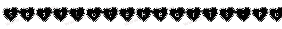 SexyLoveHearts-PoDm字体转换