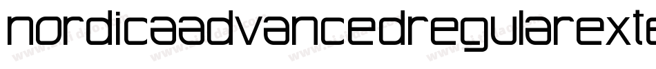 NordicaAdvancedRegularExtended-a1xK字体转换