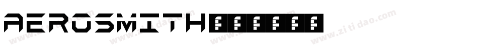 Aerosmith字体转换