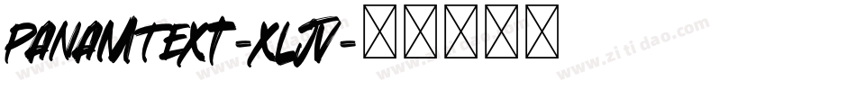 PanamText-xLjV字体转换