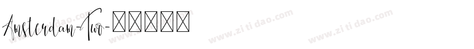 Amsterdam-Two字体转换
