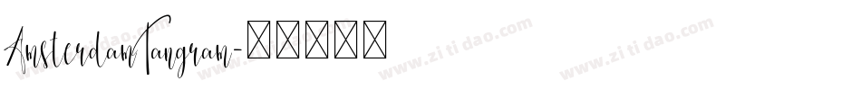 AmsterdamTangram字体转换
