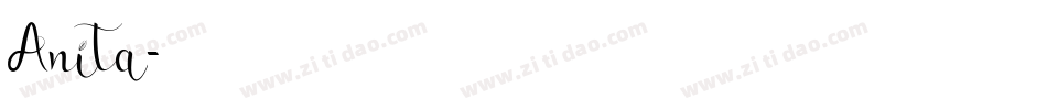 Anita字体转换