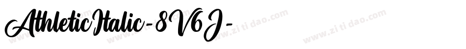 AthleticItalic-8V6J字体转换