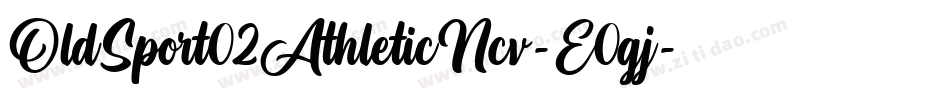 OldSport02AthleticNcv-E0gj字体转换