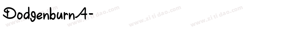 DodgenburnA字体转换